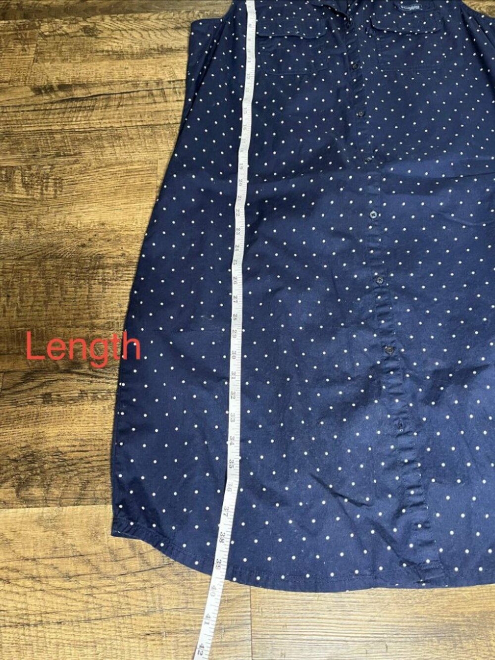 Columbia PFG Super Bonehead Polkadot Sleeveless Summer Dress Size XL - Picture 11 of 12